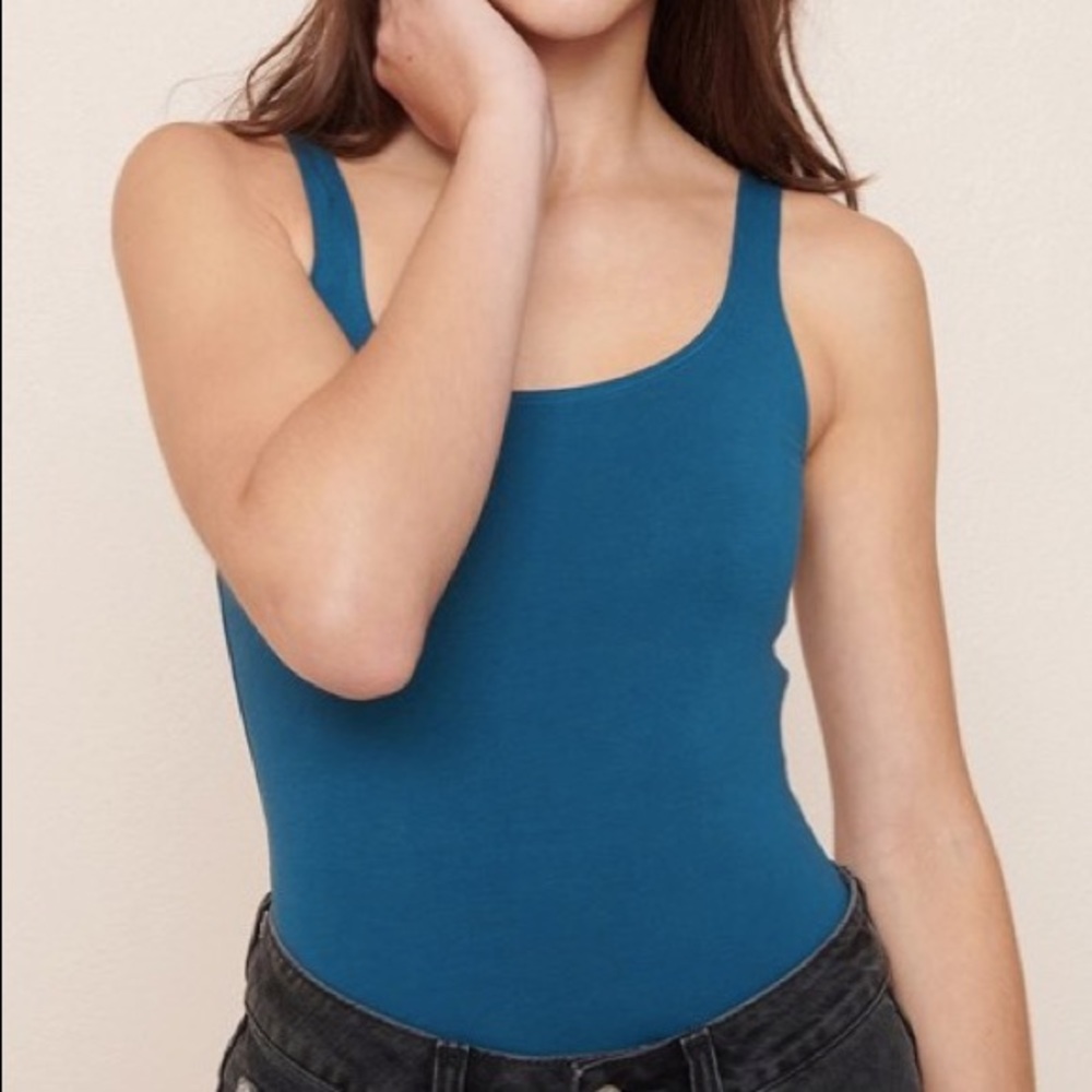 Garage Teal Body Suit Size Small